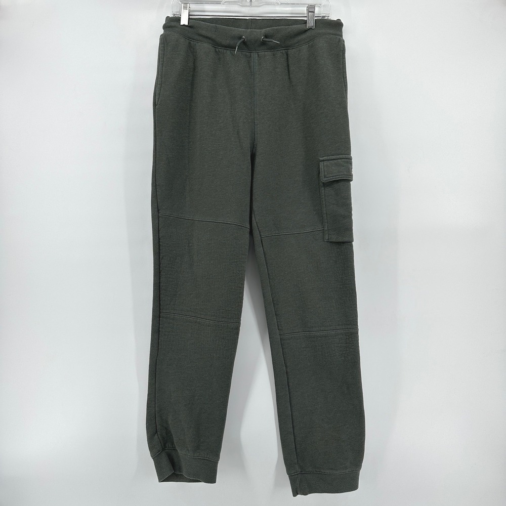 Cat & Jack Boys XXL 18 Husky Charcoal Gray Fleece Cargo Jogger Pants